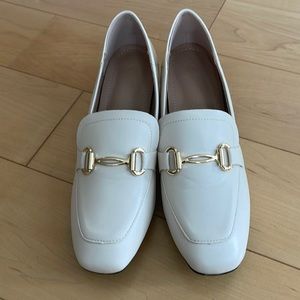 White loafers size 8
